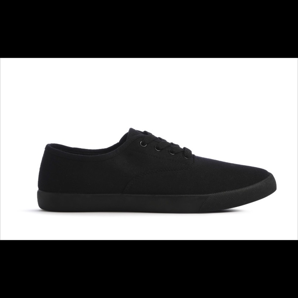 PRIMARK Black Lace Up Comfortable Flats